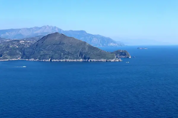 Capri Campania Italy March 2022 Panorama Sorrentine Peninsula Archaeological Site — Fotografia de Stock