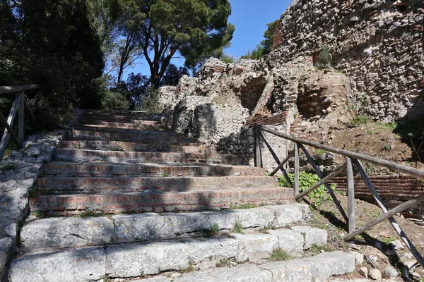 Capri Campania Italy March 2022 Roman Ruins Villa Jovis One — Photo