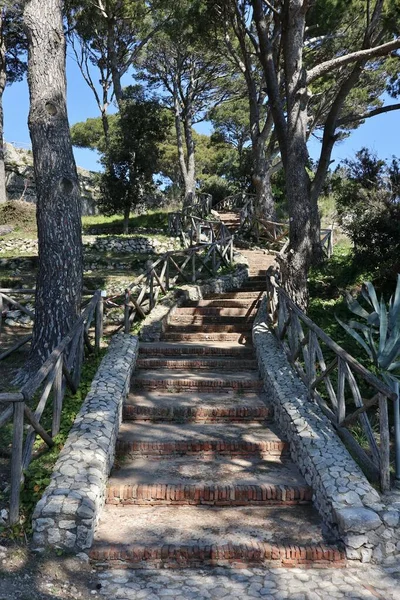 Capri Campania Italy March 2022 Roman Ruins Villa Jovis One — Stock fotografie