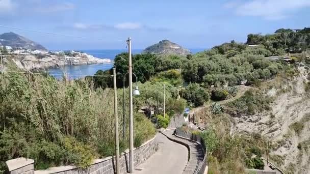 Serrara Fontana Campania Italia Maggio 2022 Panoramica Della Baia Sorgeto — Video Stock