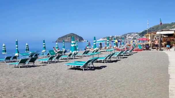 Серрара Фонтана Кампания Италия Мая 2022 Года Обзор Пляжа Маронти — стоковое видео