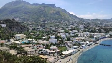Forio, Campania, İtalya - 14 Mayıs 2022: Zaro Belvedere veya Belvedere San Josemaria Escriva