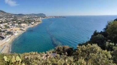 Forio, Campania, İtalya - 14 Mayıs 2022: Zaro Belvedere veya Belvedere San Josemaria Escriva