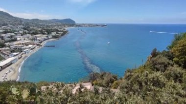 Forio, Campania, İtalya - 14 Mayıs 2022: Zaro Belvedere veya Belvedere San Josemaria Escriva