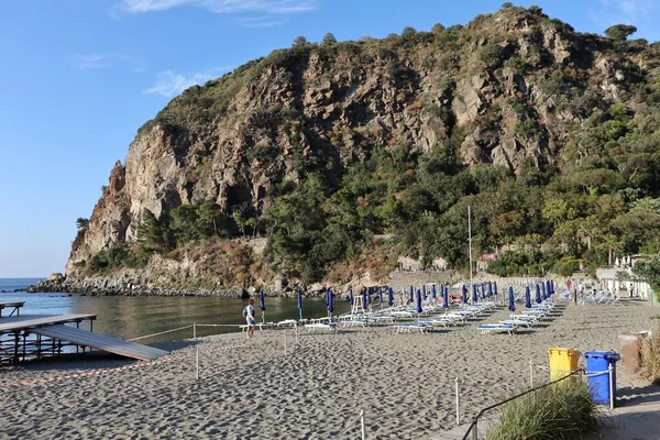 Lacco Ameno Campania Italië Mei 2022 San Montano Strand Bij — Stockfoto