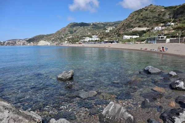 Serrara Fontana Campania Talya Mayıs 2022 Uçurumdan Maronti Plajına Bakış — Stok fotoğraf