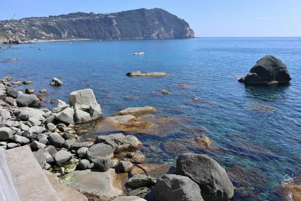 Forio Campania Itália Maio 2022 Punta Imperatore Desde Estrada Costeira — Fotografia de Stock