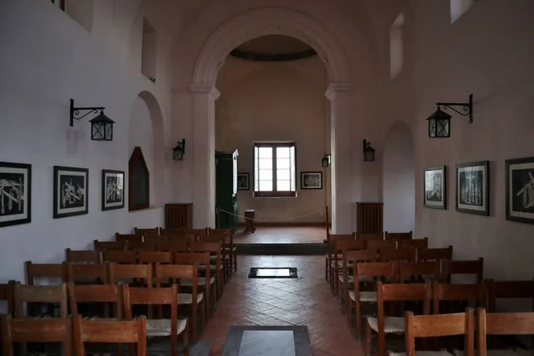 Ischia Campania Maggio 2022 Interno Della Cinquecentesca Chiesa Santa Maria — Foto Stock