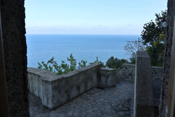 Ischia Campania Italy May 2022 Panoramic View Xvi Століття Church — стокове фото