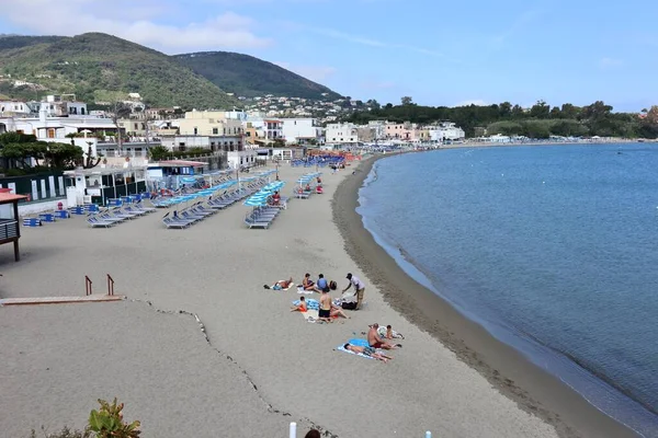 Ischia Campania Italy May 2022 San Pietro Beach Lungomare Colombo — 스톡 사진