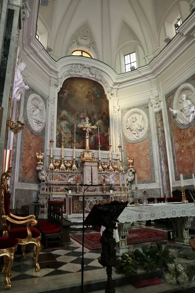 Ischia Campanië Italië Mei 2022 Interieur Van Achttiende Eeuwse Kerk — Stockfoto