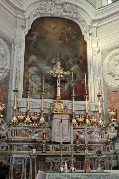 Ischia Campania Ιταλία Μαΐου 2022 Εσωτερικό Της Εκκλησίας Του Αγίου — Φωτογραφία Αρχείου