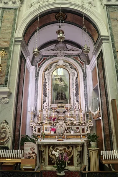 Ischia Campania Ιταλία Μαΐου 2022 Εσωτερικό Της Εκκλησίας Του Αγίου — Φωτογραφία Αρχείου