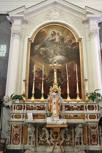 Ischia Campanië Italië Mei 2022 Interieur Van Achttiende Eeuwse Kerk — Stockfoto