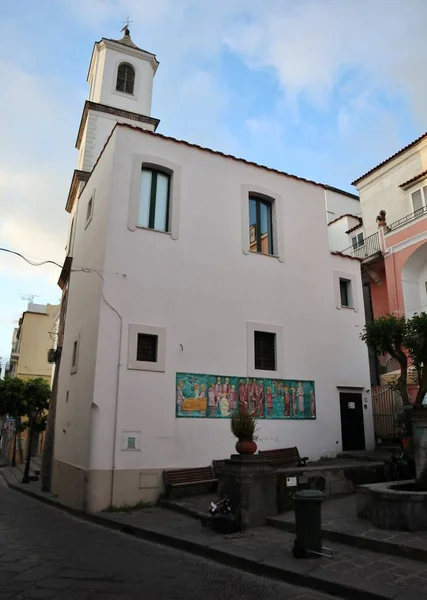 Ischia Campania Italy May 2022 Facade 18Th Century Church Holy — стоковое фото