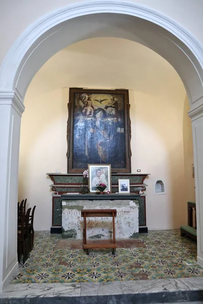 Forio Campania Italy May 2022 Interior Fourteenth Century Church Santa — Stock Photo, Image
