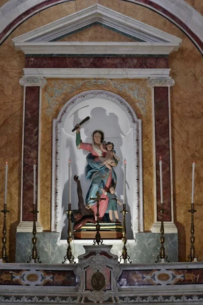 Forio Campania Itália Maio 2022 Interior Igreja Santa Maria Del — Fotografia de Stock