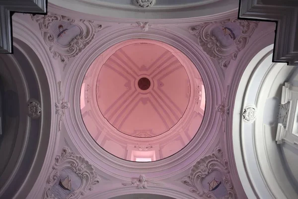 Forio Campania Italy May 2022 Interior Seventeenth Century Church San — 图库照片