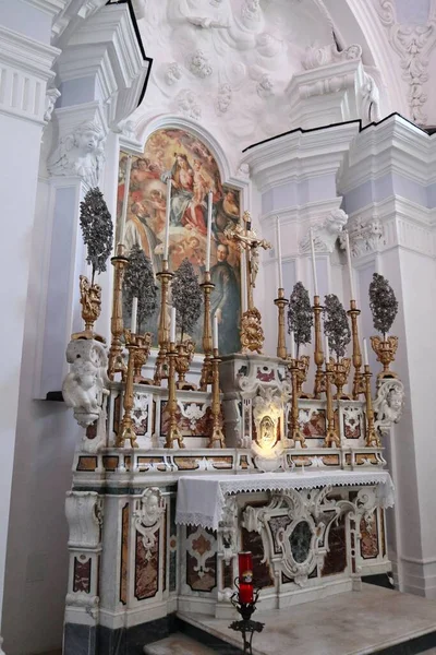 Forio Campania Italia Mayo 2022 Interior Iglesia San Gaetano Del — Foto de Stock