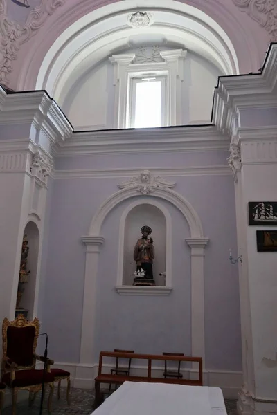 Forio Campania Italy May 2022 Interior Seventeenth Century Church San — 图库照片