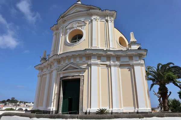 Ischia Campania Italy May 2022 Exterior Eighteenth Century Church Santa — Stock Photo, Image