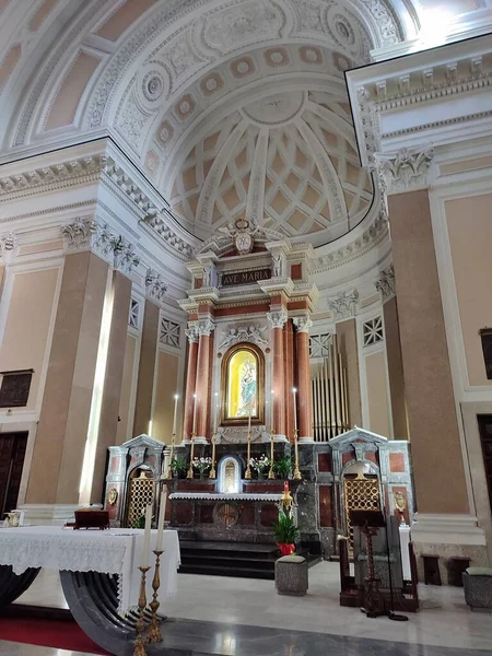 Bénévent Campanie Italie Juin 2022 Intérieur Basilique Madonna Delle Grazie — Photo