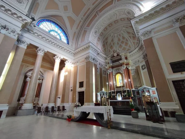 Benevento Campania 2022 Interior Basilica Madonna Delle Grazie Viale San — 스톡 사진