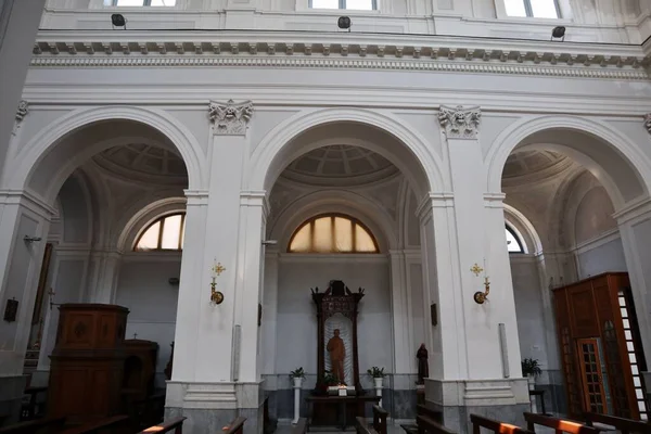 Ischia Campania Italy May 2022 Interior 18Th Century Church Sant — стоковое фото