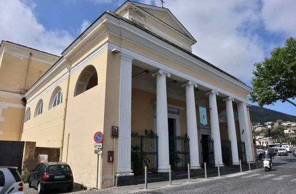 Ischia Campanië Italië Mei 2022 Glimp Van Negentiende Eeuwse Kerk — Stockfoto