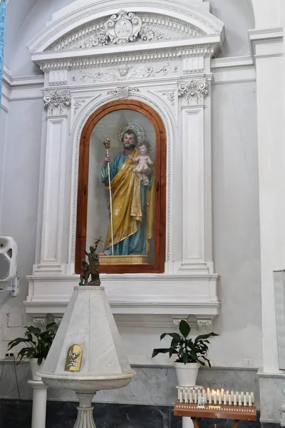 Ischia Campania Itália Maio 2022 Interior Igreja Santo Antônio Século — Fotografia de Stock