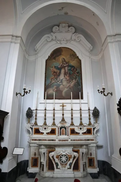 Ischia Campania Italy Μαΐου 2022 Εσωτερικό Του Καθεδρικού Ναού Της — Φωτογραφία Αρχείου