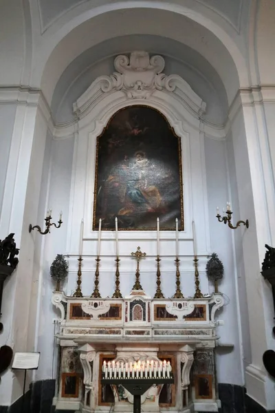 Ischia Campania Itália Maio 2022 Interior Catedral Santa Maria Assunta — Fotografia de Stock