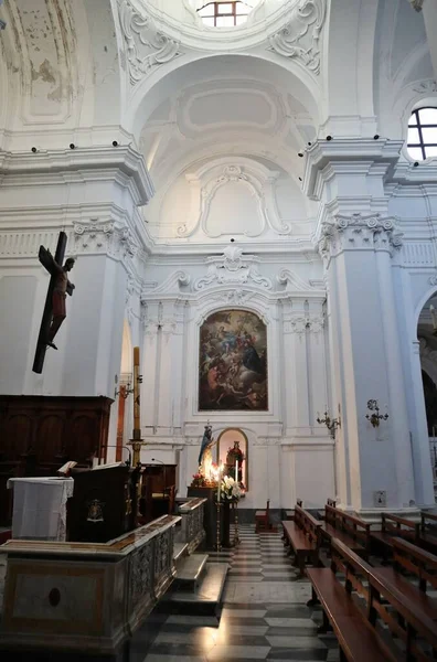 Ischia Campanie Italie Mai 2022 Intérieur Cathédrale Santa Maria Assunta — Photo