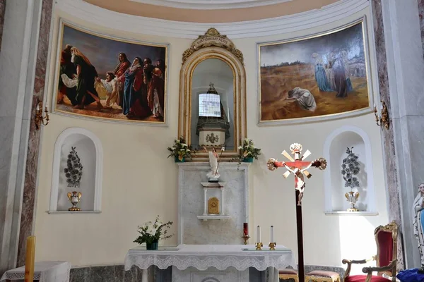 Ischia Campanië Italië Mei 2022 Interieur Van Negentiende Eeuwse Kerk — Stockfoto