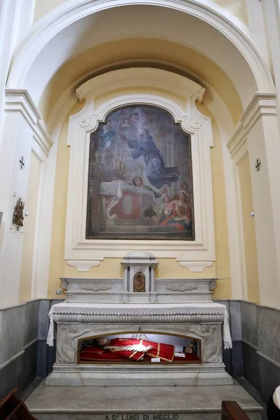 Ischia Kampánie Itálie Května 2022 Interiér Kostela Sant Antonio Století — Stock fotografie