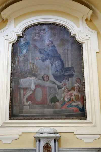 Ischia Campania Italia Mai 2022 Interiorul Bisericii Sant Antonio Din — Fotografie, imagine de stoc