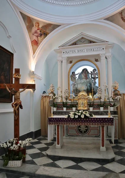 Anacapri Campania Italia Marzo 2022 Interno Della Seicentesca Chiesa Santa — Photo