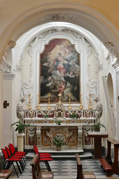 Anacapri Campania Italia Marzo 2022 Interno Della Seicentesca Chiesa Santa — Stock fotografie