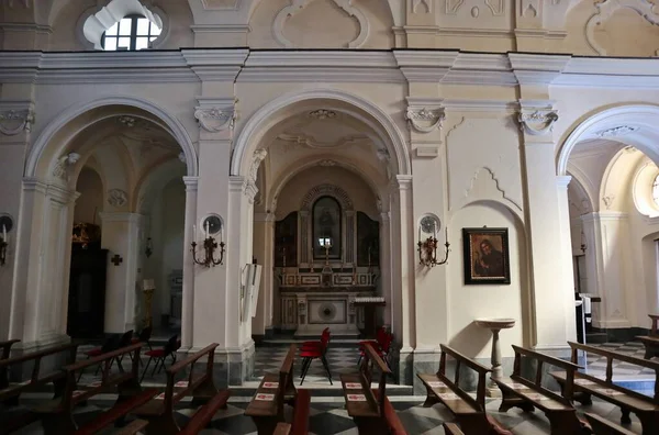 Anacapri Campania Italia Marzo 2022 Interno Della Seicentesca Chiesa Santa —  Fotos de Stock