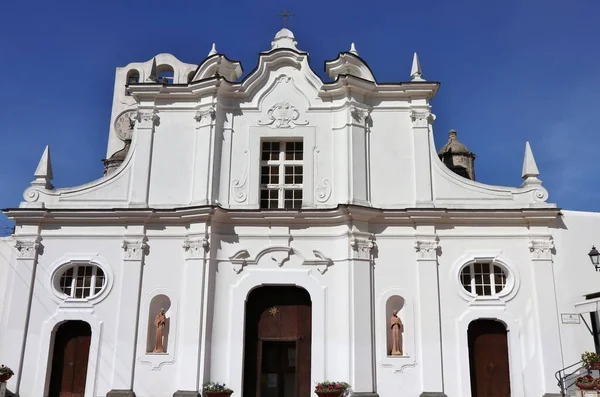 Anacapri Campania Itália Março 2022 Fachada Igreja Santa Sofia Século — Fotografia de Stock