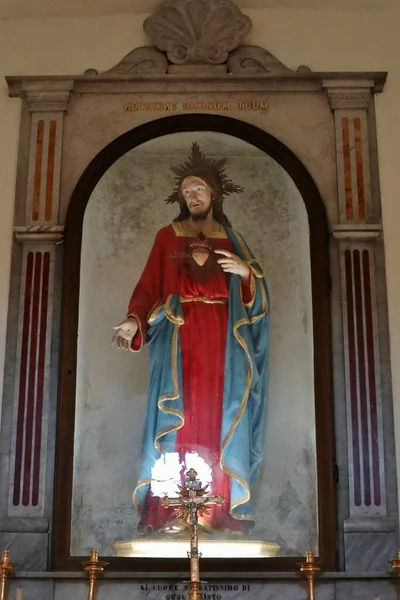 Anacapri Campania Italia Marzo 2022 Interno Della Seicentesca Chiesa Santa — Fotografia de Stock