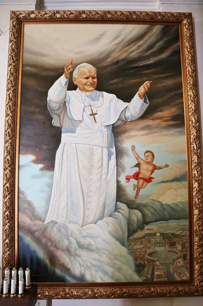 Anacapri, Campania, Italia 12 marzo 2022: Piazza Diaz 'da Interno della seicentesca Chiesa di Santa Sofia