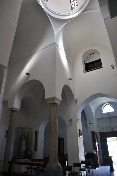 Capri Campania Italy March 2022 Interior Medieval Church San Costanzo — Fotografia de Stock