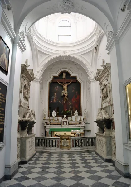 Capri Kampanien Italien März 2022 Innenraum Der Kirche Santo Stefano — Stockfoto