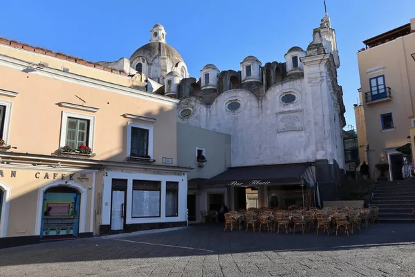 Capri Campania Italy March 2022 17Th Century Church Santo Stefano — Stock fotografie