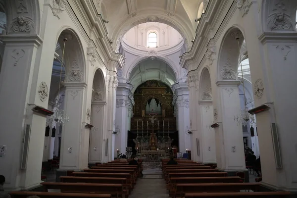 Capri Campania Italy March 2022 Interior Seventeenth Century Church Santo — Stock fotografie