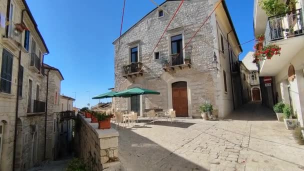 Ferrazzano Molise Italy July 2022 Overview Village Alleys Old Town — Wideo stockowe