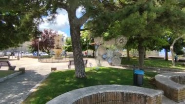 Oratino, Molise, Italy - July 13, 2022: Overview of the Ugo Calise Belvedere