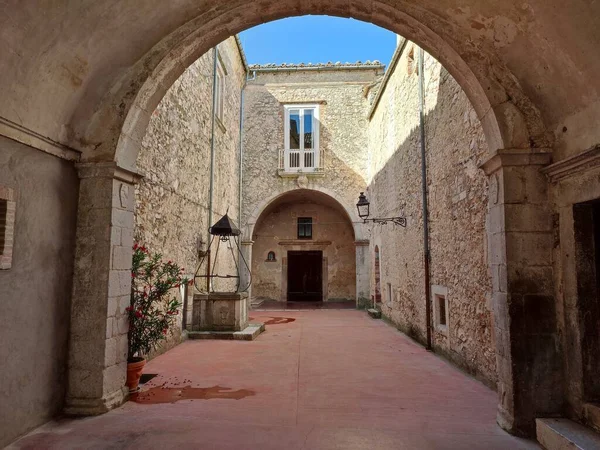 Ferrazzano Molise Italy July 2022 Carafa Castle Dating Late 15Th — Foto de Stock