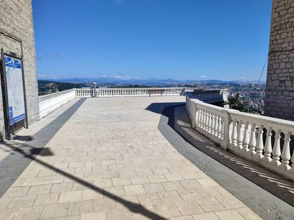 Ferrazzano Molise Italy July 2022 Panorama Terrace Belvedere Piazza Spensieri — ストック写真